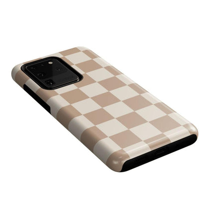 Fit Check | Neutral Checkerboard Samsung Case Samsung Case Casetry