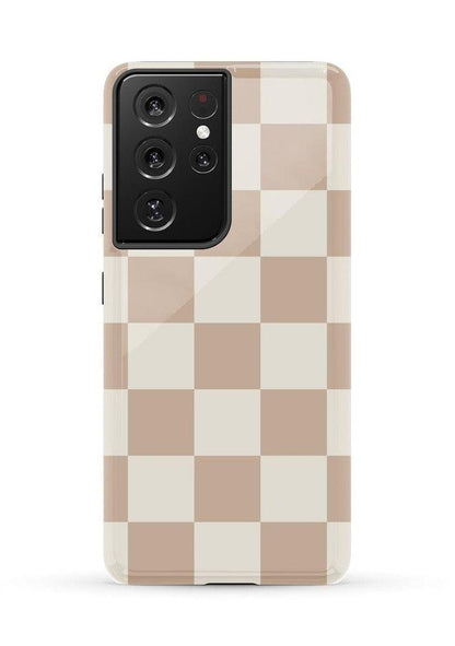 Fit Check | Neutral Checkerboard Samsung Case Samsung Case Casetry