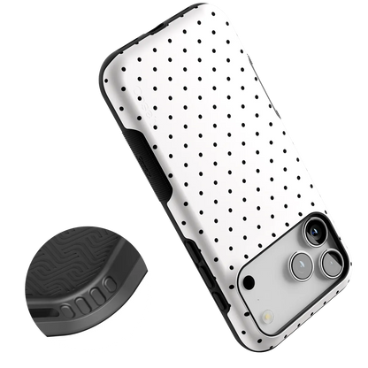 On the Dot | Black Polka Dot Case