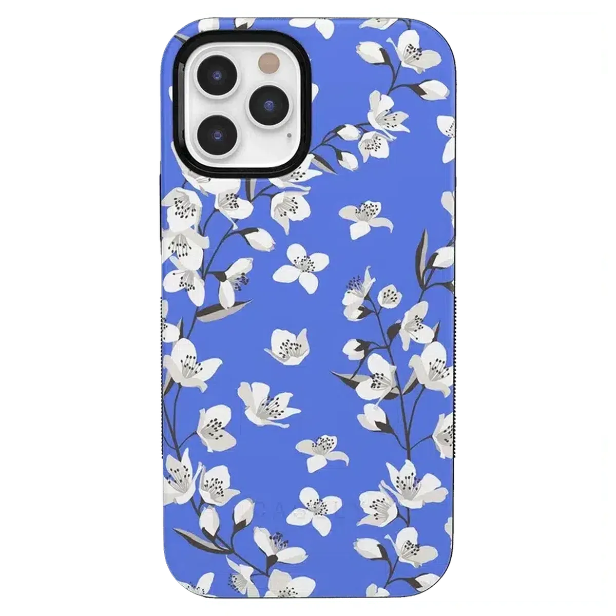Floral Forest | Blue Cherry Blossom Floral Case iPhone Case get.casely Bold iPhone 12 Pro Max