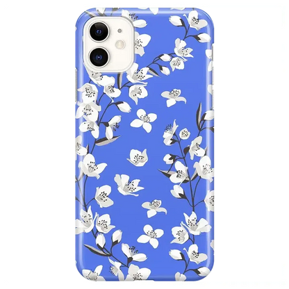 Floral Forest | Blue Cherry Blossom Floral Case iPhone Case get.casely