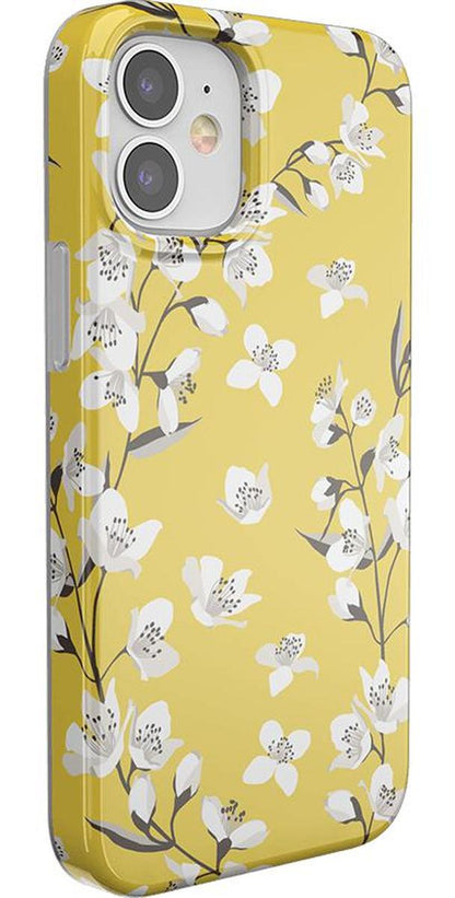 Floral Forest | Yellow Cherry Blossom Floral Case iPhone Case get.casely