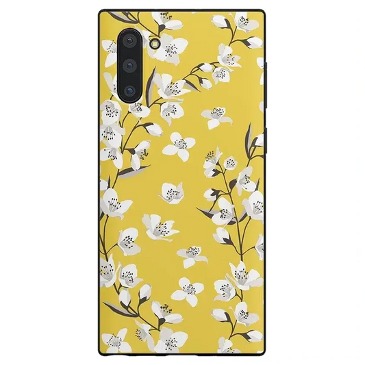 Floral Forest | Yellow Cherry Blossom Floral Samsung Case Samsung Case get.casely Classic Galaxy Note 10 Plus