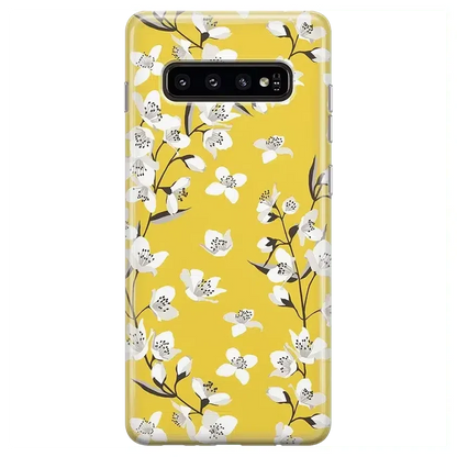 Floral Forest | Yellow Cherry Blossom Floral Samsung Case Samsung Case get.casely