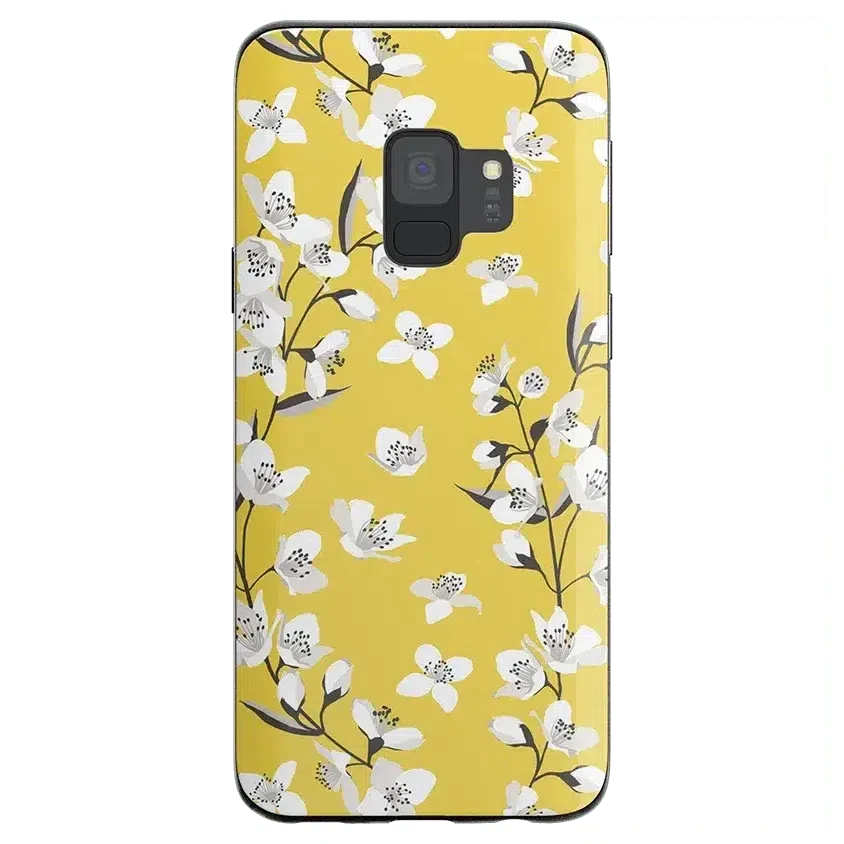 Floral Forest | Yellow Cherry Blossom Floral Samsung Case Samsung Case get.casely