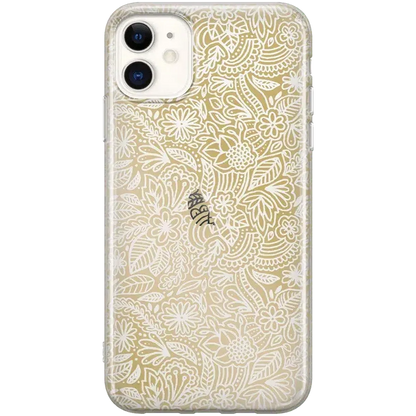Floral Mandala | Rose Gold Clear Case iPhone Case get.casely Classic iPhone 11