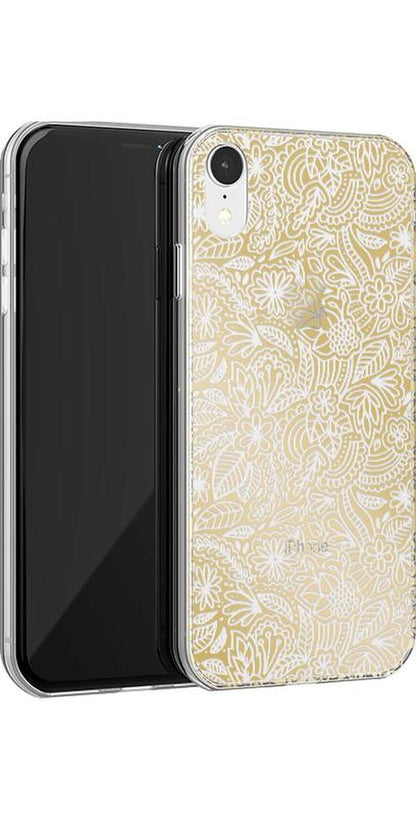 Floral Mandala | Rose Gold Clear Case iPhone Case get.casely