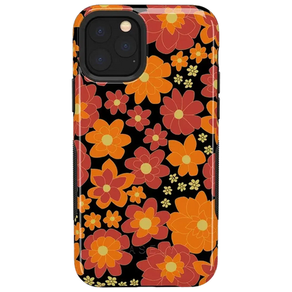 Flower Child | Bright Retro Floral Case iPhone Case get.casely Bold iPhone 11 Pro