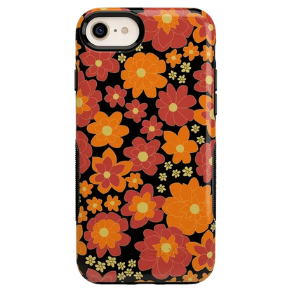 Flower Child | Bright Retro Floral Case iPhone Case get.casely Bold iPhone 6/7/8