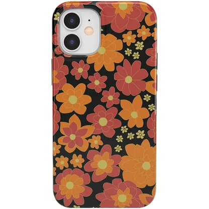 Flower Child | Bright Retro Floral Case iPhone Case get.casely Classic iPhone 12 Mini