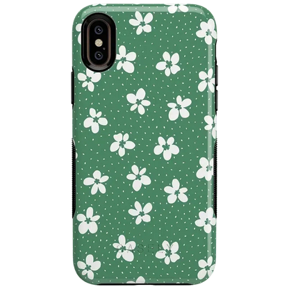Flower My World | Jade Green Floral Case iPhone Case get.casely