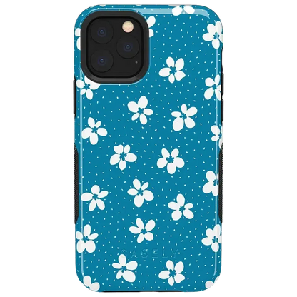 Flower My World | Ocean Blue Floral Case iPhone Case get.casely Bold iPhone 11 Pro