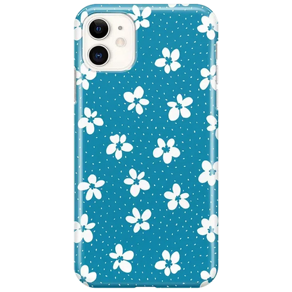 Flower My World | Ocean Blue Floral Case iPhone Case get.casely Classic iPhone 11