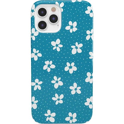 Flower My World | Ocean Blue Floral Case iPhone Case get.casely Classic iPhone 12 Pro Max