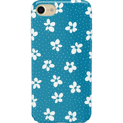 Flower My World | Ocean Blue Floral Case iPhone Case get.casely Classic iPhone 6/7/8