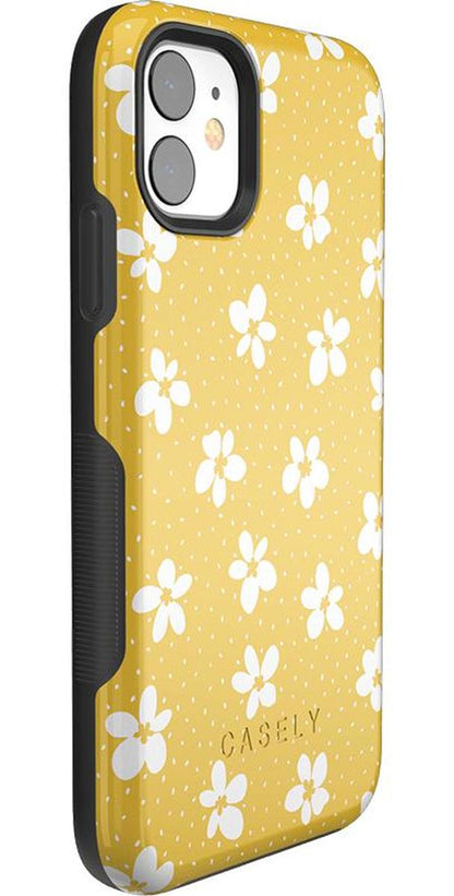 Flower My World | Yellow Floral Case iPhone Case get.casely