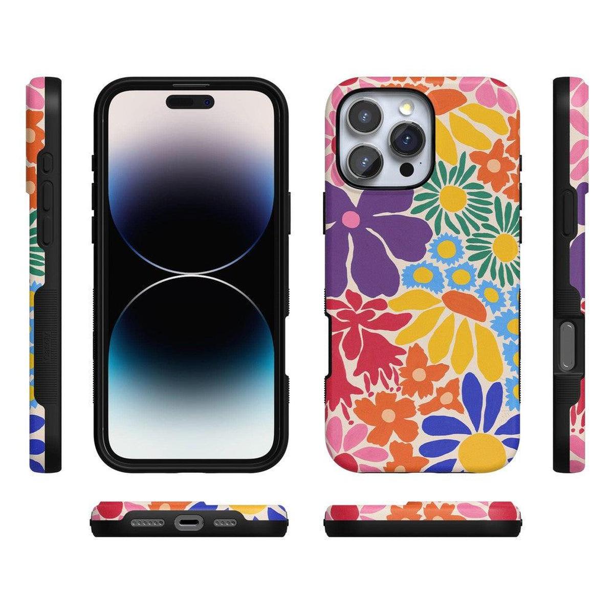 Flower Patch | Multi-Color Floral Case iPhone Case get.casely