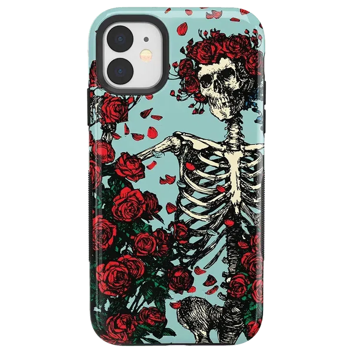Forever Grateful | Grateful Dead Skeleton Floral Case iPhone Case Grateful Dead Bold iPhone 11