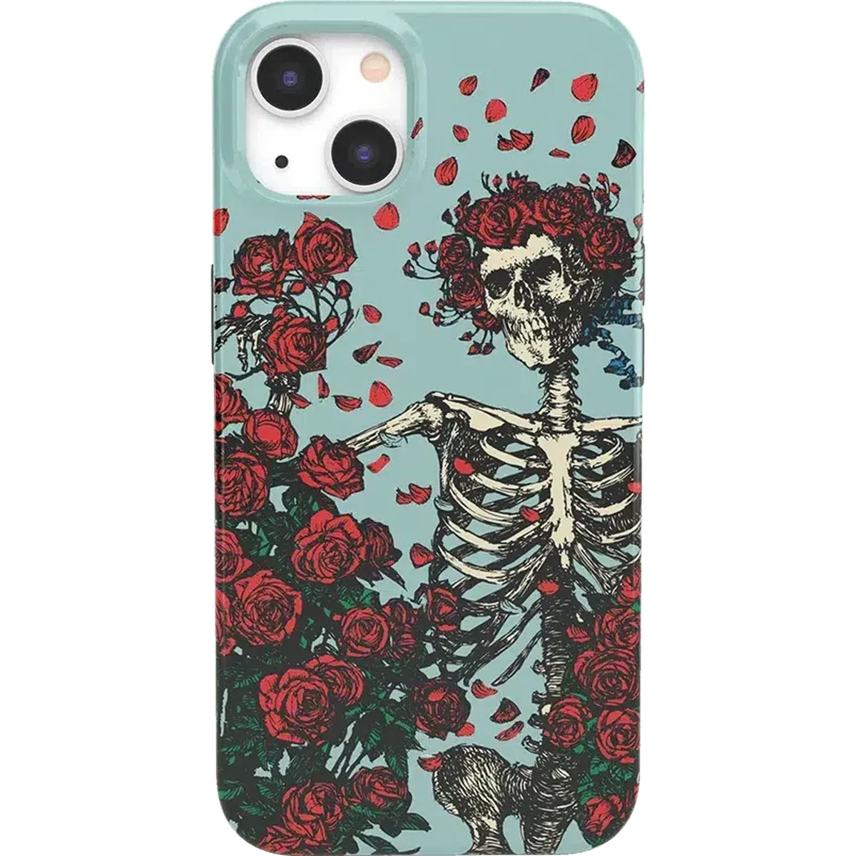 Forever Grateful | Grateful Dead Skeleton Floral Case iPhone Case Grateful Dead Classic iPhone 13 Mini