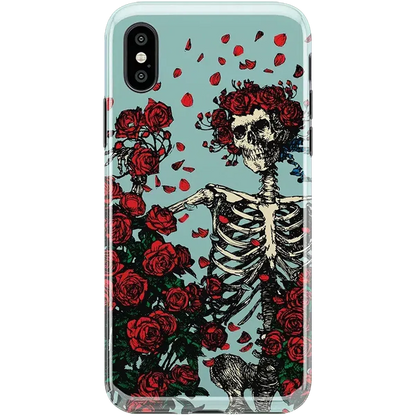 Forever Grateful | Grateful Dead Skeleton Floral Case iPhone Case Grateful Dead Classic iPhone XS Max