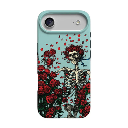 Forever Grateful | Grateful Dead Skeleton Floral Case iPhone Case Grateful Dead Classic + MagSafe® iPhone 17 Air