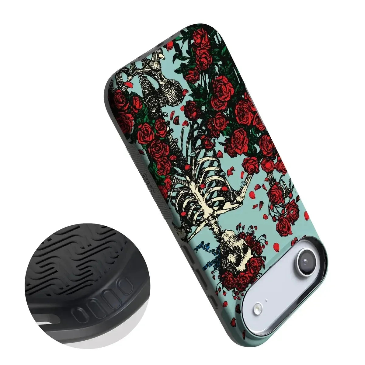 Forever Grateful | Grateful Dead Skeleton Floral Case iPhone Case Grateful Dead