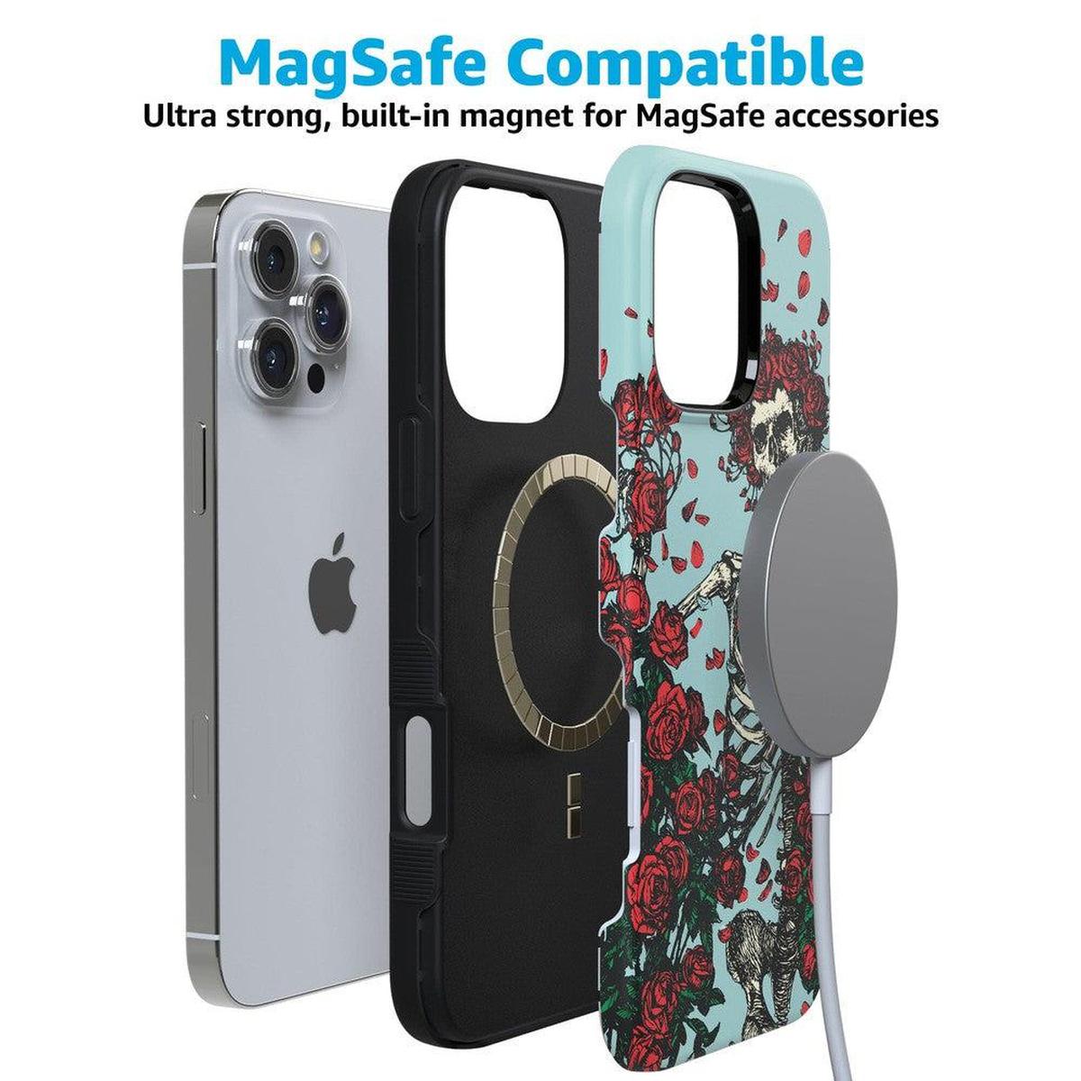 Forever Grateful | Grateful Dead Skeleton Floral Case iPhone Case Grateful Dead