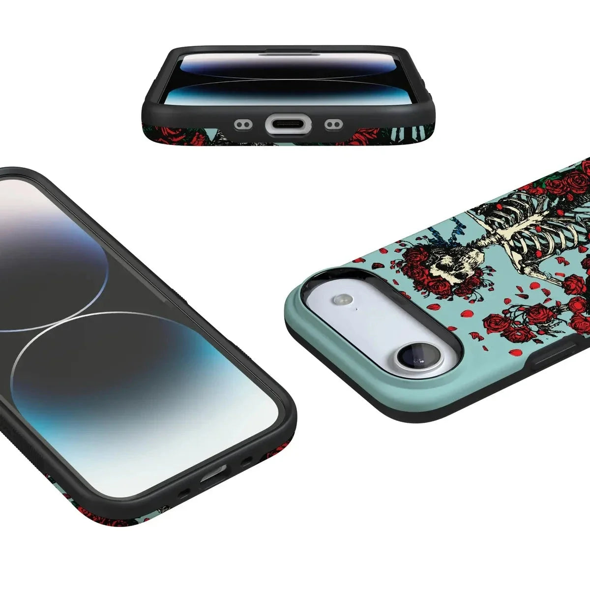 Forever Grateful | Grateful Dead Skeleton Floral Case iPhone Case Grateful Dead