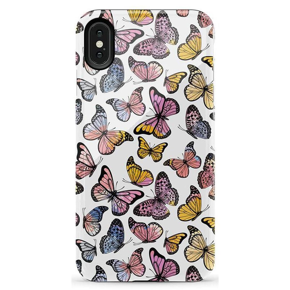 Free Spirit | Rainbow Butterfly Case iPhone Case get.casely Essential iPhone XS Max