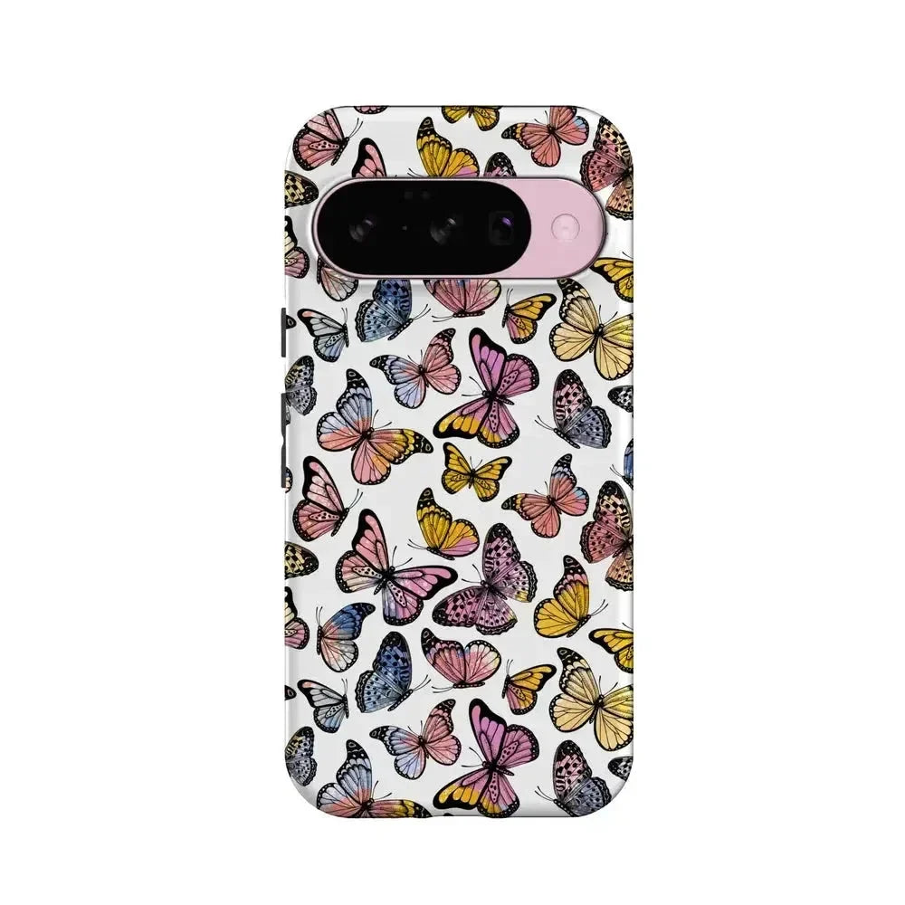 Free Spirit | Rainbow Butterfly Google Pixel Case Google Pixel Case Casetry Essential + MagSafe® Google Pixel 10