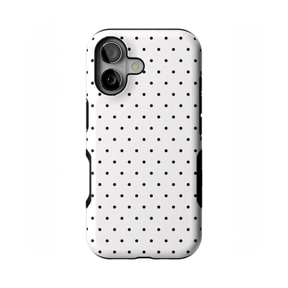 On the Dot | Black Polka Dot Case
