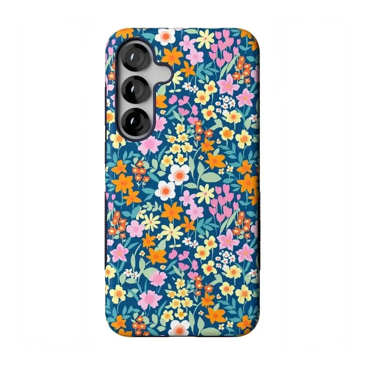 Full Bloom | Navy Floral Case iPhone Case get.casely Bold Flex + MagSafe® Galaxy S25 Plus