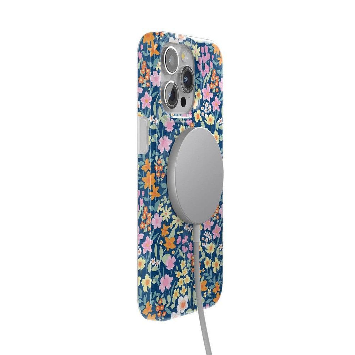 Full Bloom | Navy Floral Case iPhone Case get.casely