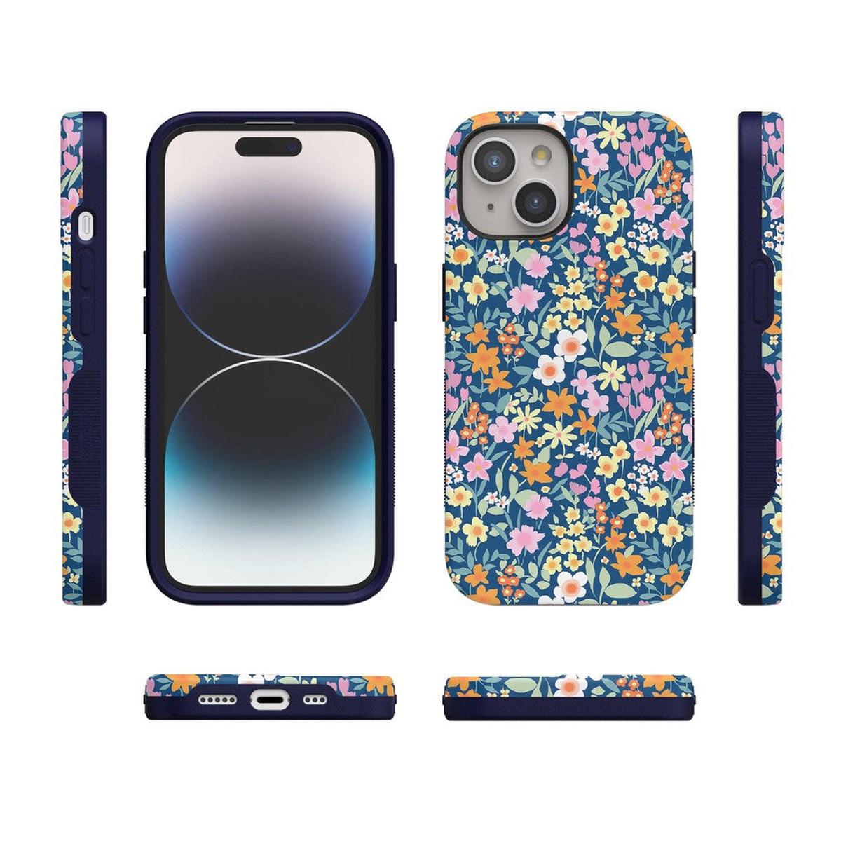 Full Bloom | Navy Floral Case iPhone Case get.casely