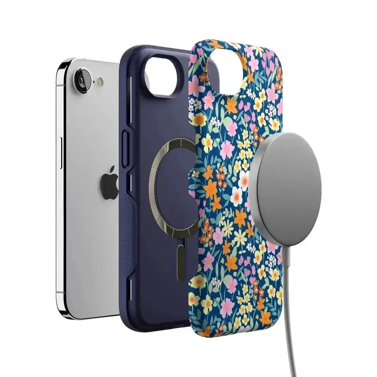 Full Bloom | Navy Floral Case iPhone Case get.casely