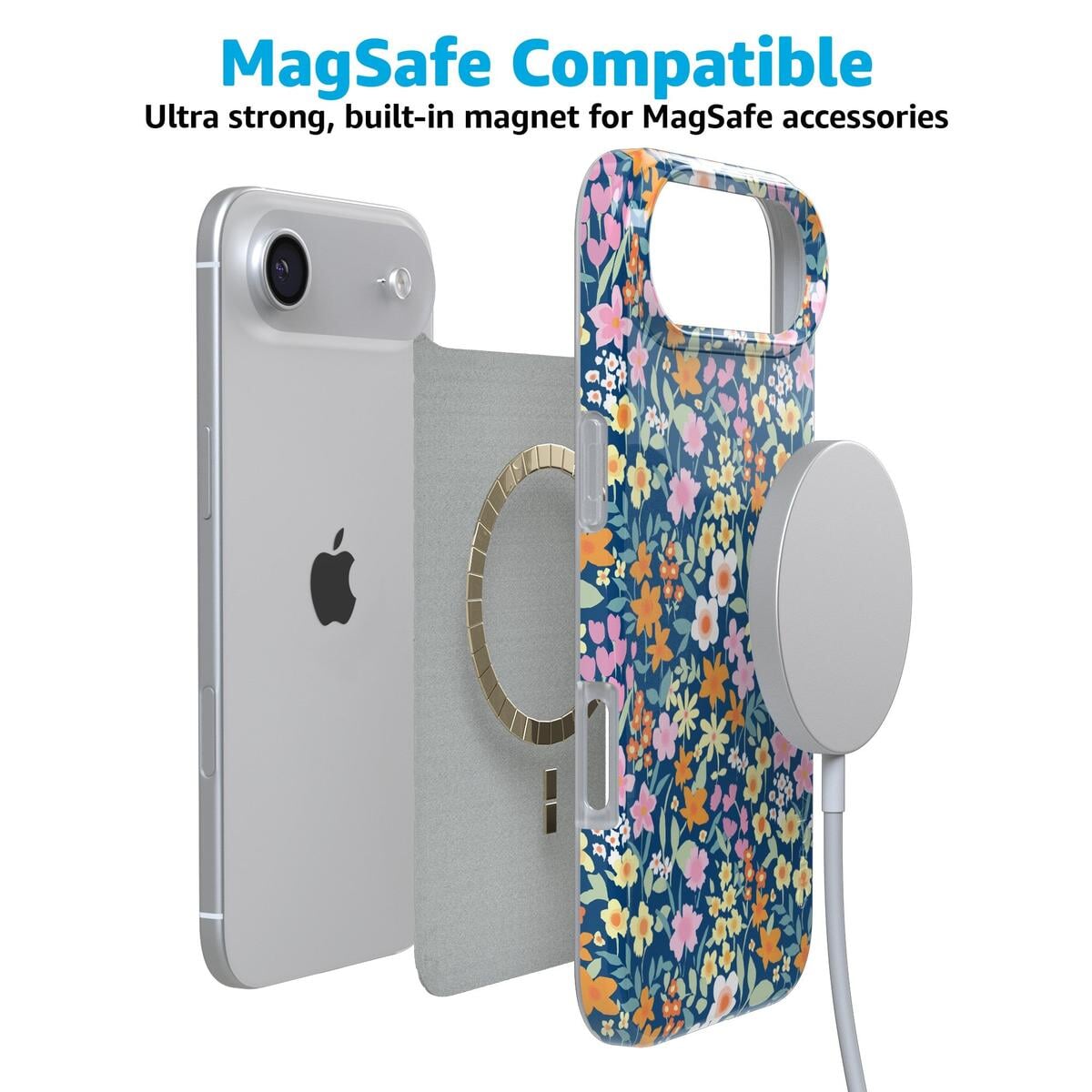Full Bloom | Navy Floral Case iPhone Case get.casely