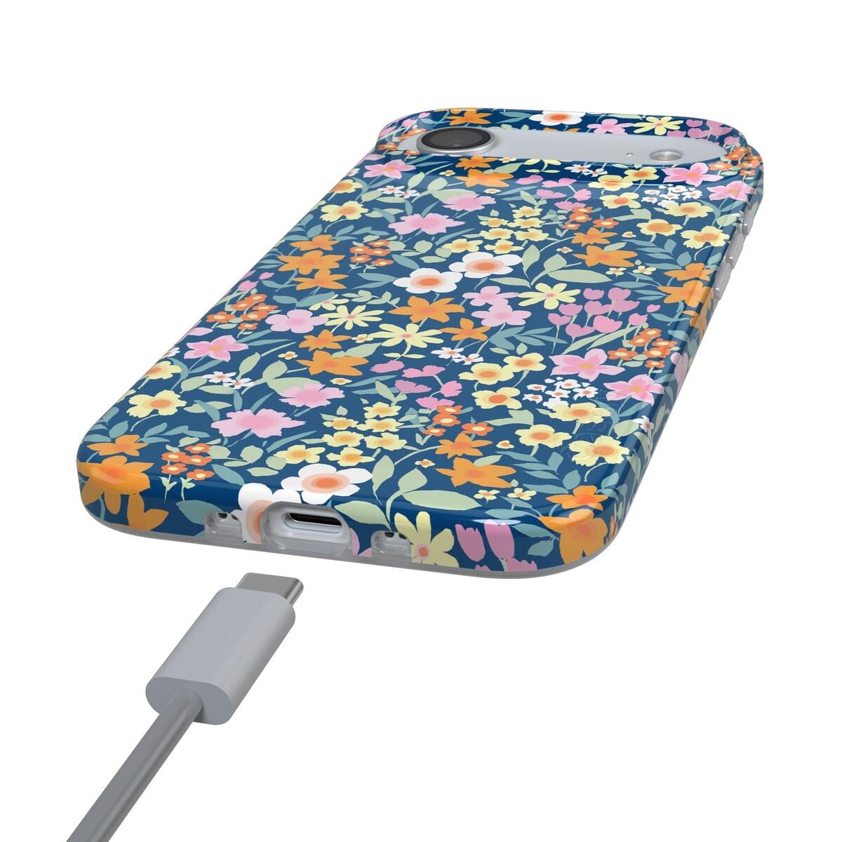 Full Bloom | Navy Floral Case iPhone Case get.casely