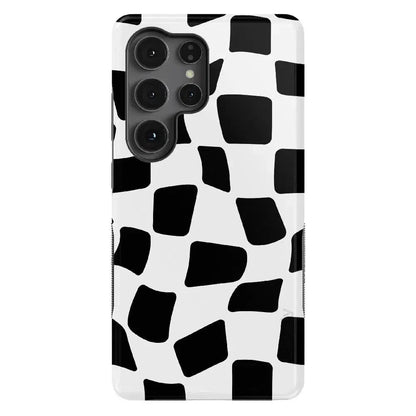Funky Checkerboard | High Contrast Design Case Phone Case Casetry Bold Flex + MagSafe® Galaxy S25 Ultra