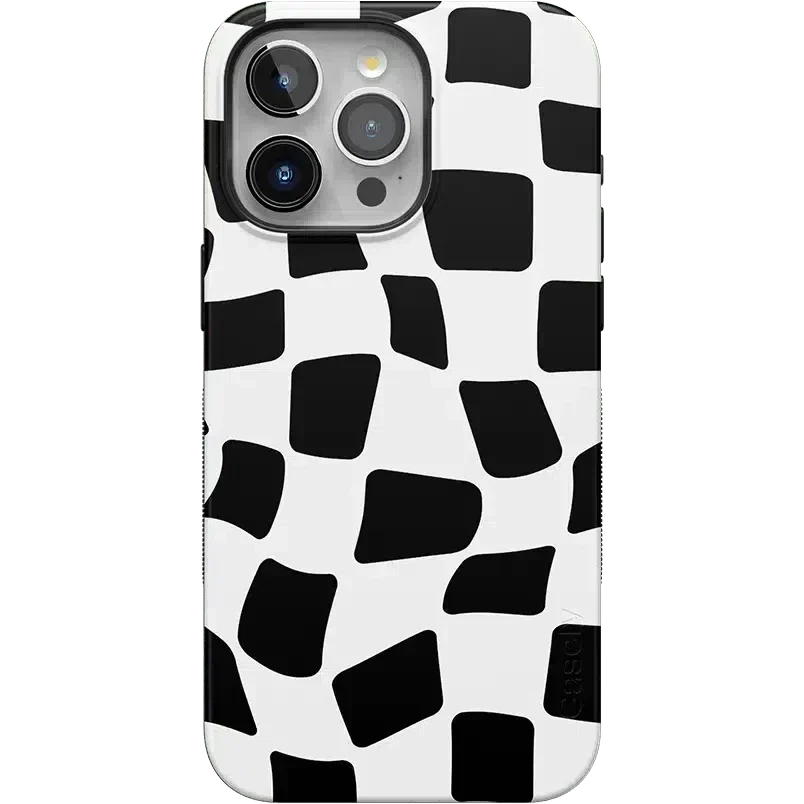 Funky Checkerboard | High Contrast Design Case Phone Case Casetry Bold Flex + MagSafe® iPhone 15 Pro Max