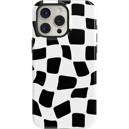 Funky Checkerboard | High Contrast Design Case Phone Case Casetry Essential + MagSafe® iPhone 15 Pro
