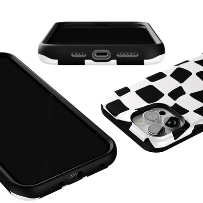 Funky Checkerboard | High Contrast Design Case Phone Case Casetry