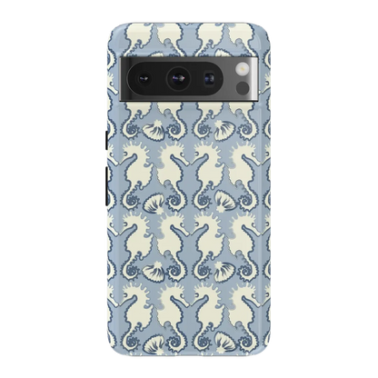 Seahorse Drift | Coastal Blues Case - Google Pixel 8 Pro