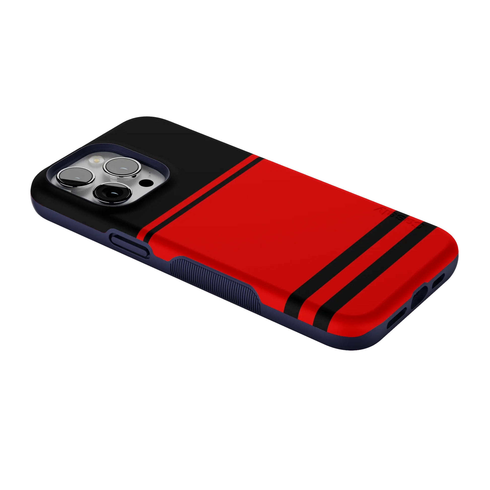 Storm Warning | Black & Red Stripes Case
