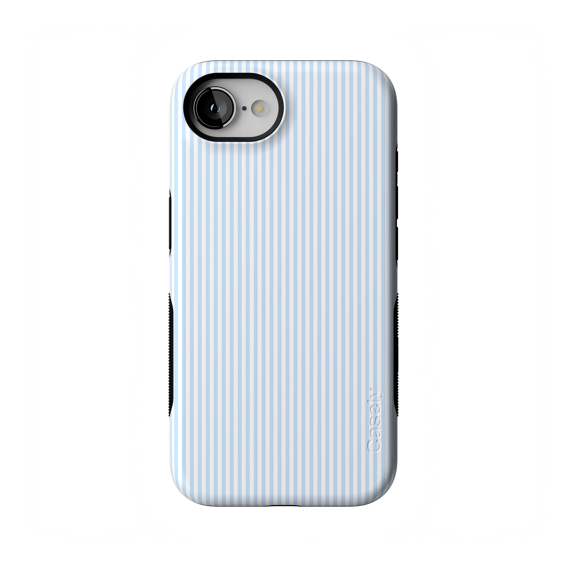 Stripes and the City | Light Blue Pinstripe Case - iPhone 16E