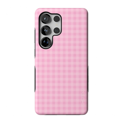 Sweet Jam | Light Pink Gingham Case - Galaxy S25 Ultra