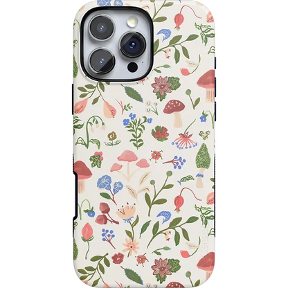 Garden Party | Mushroom Floral Case iPhone Case get.casely Bold + MagSafe® iPhone 16 Pro Max