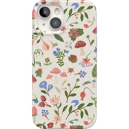 Garden Party | Mushroom Floral Case iPhone Case get.casely Classic + MagSafe® iPhone 15 Plus