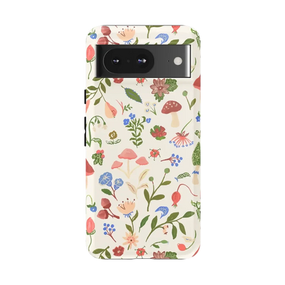 Garden Party | Mushroom Floral Case iPhone Case get.casely Essential Google Pixel 8
