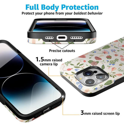 Garden Party | Mushroom Floral Case iPhone Case get.casely