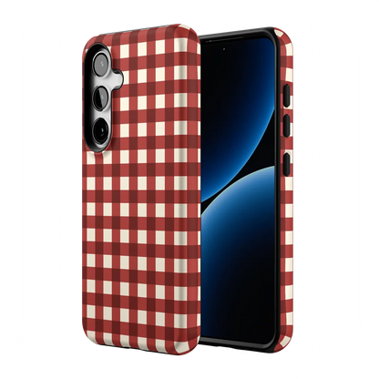 Checked Twice | Red Plaid Case